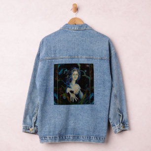 Borealis Spirit Nordlichter Maureen Girard Jeansjacke
