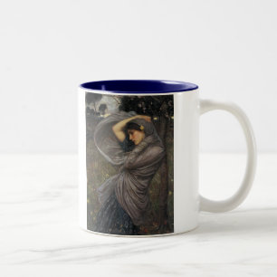 Boreas - John William Waterhouse Zweifarbige Tasse