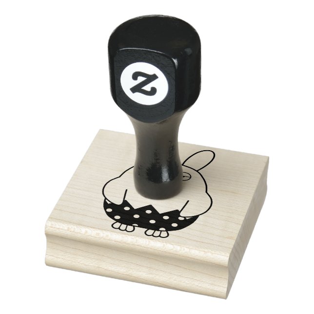 Bored Bunny Chick 02 Gummistempel (Stempel)