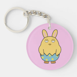 Bored Bunny Chick 04 Schlüsselanhänger