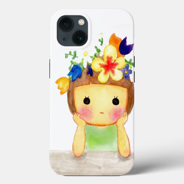 Bored Girl Case-Mate iPhone Hülle (Rückseite)