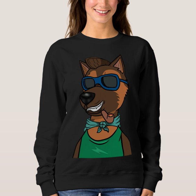 Bored Husky Sweatshirt (Vorderseite)