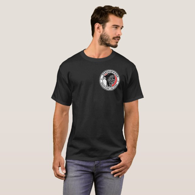 Borehamwood BJJ Verein-T - Shirt (Schwarzes) (Vorne ganz)