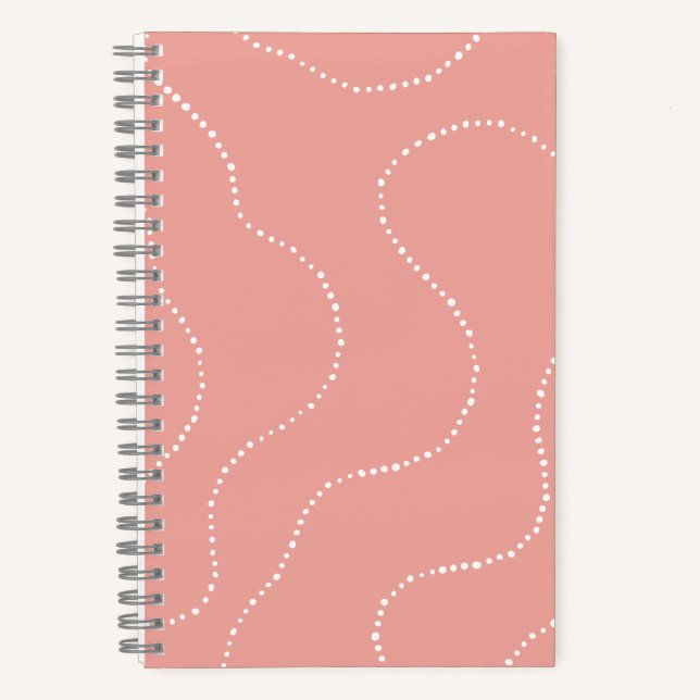 Borfeld-Notebook (Peach) Notizbuch (Vorderseite)
