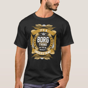 BORG Name, BORG Familienname Wappen T-Shirt