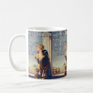 Borgen Sie mehr Buch-Tasse Kaffeetasse