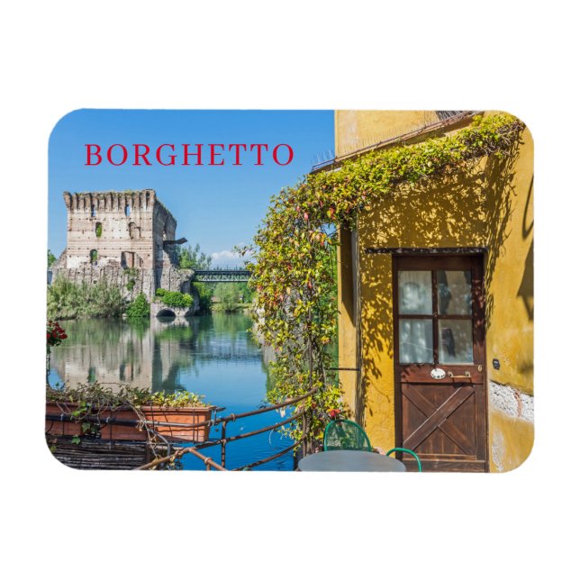 Borghetto sul Mincio Kühlschrankmagnet Magnet (Horizontal)
