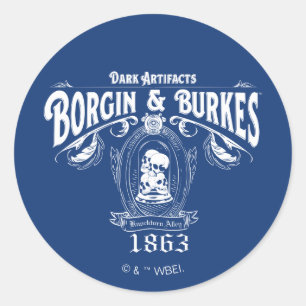BORGIN & BURKES™ Laden für dunkle Artefakte Grafik Runder Aufkleber