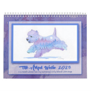 Borgo's The Artful Westie 2023 Calendar Kalender