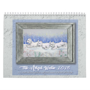 Borgo's The Artful Westie 2025 Calendar Kalender