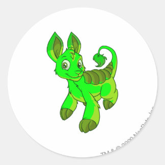 Bori Glows Runder Aufkleber