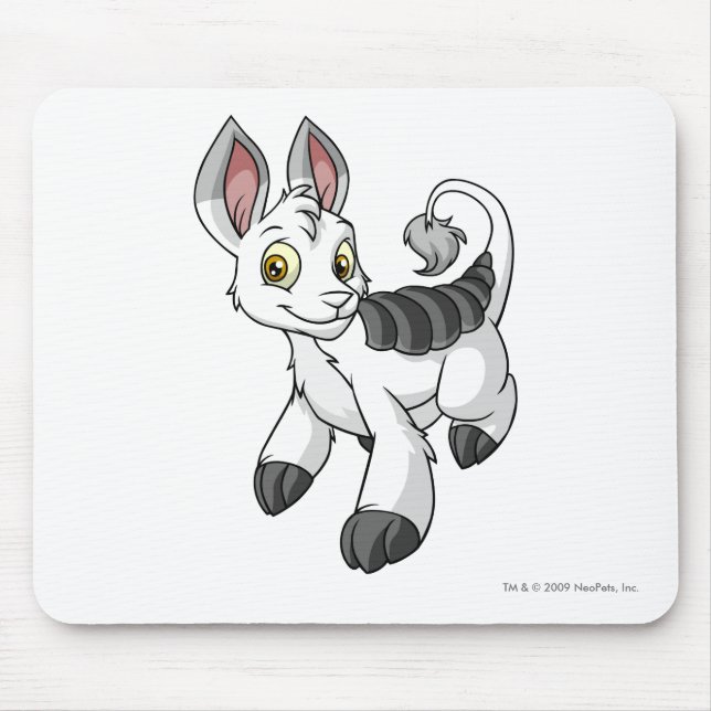 Bori Weiß Mousepad (Vorne)
