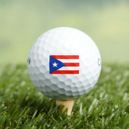Boricua Banderas Puerto Rico Flag 4Julio Golfball