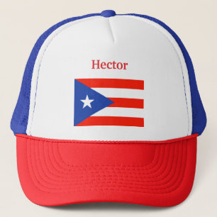 Boricua Banderas puertorikanische Flagge 4Hector Truckerkappe