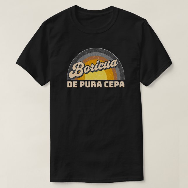 Boricua De Pura Cepa T-Shirt (Design vorne)