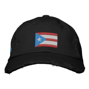 Boricua-Flagge Bestickte Baseballkappe
