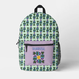 Boricua-Schamanen-Rucksack Bedruckter Rucksack