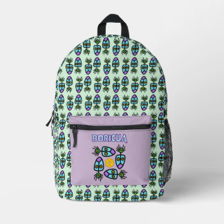 Boricua-Schamanen-Rucksack Bedruckter Rucksack
