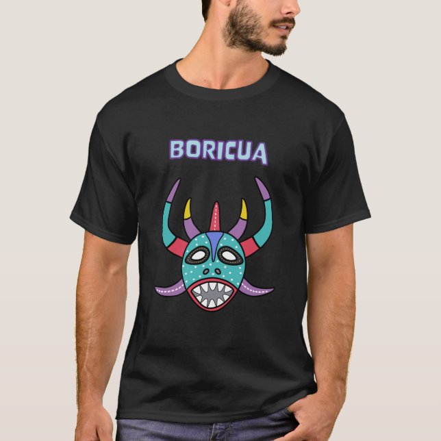 Boricua Vejigante T-Shirt (Devant)