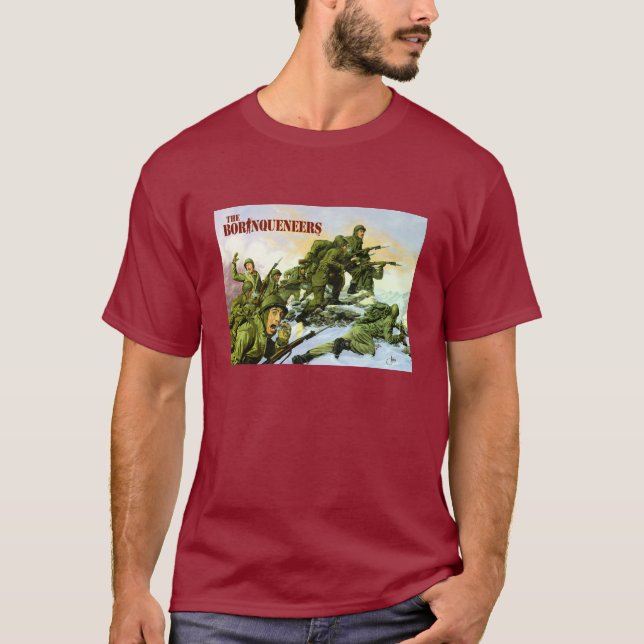 Borinqueneers Malerei-T - Shirt (Vorderseite)