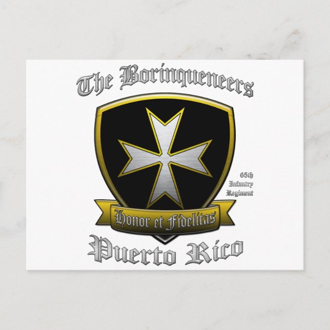 Borinqueneers Postkarte (Vorderseite)