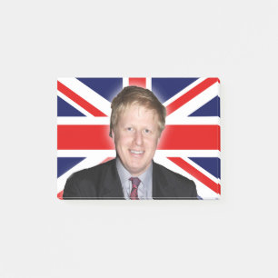 Boris Johnson Premierminister Post-it Klebezettel