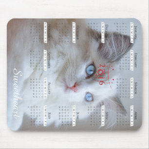Boris SugarPuffs mousepad mit Kalender 2016