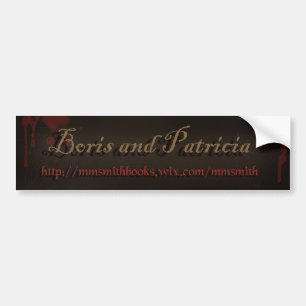 "Boris und Patricia" von der Vampirsbuch-Reihe Autoaufkleber