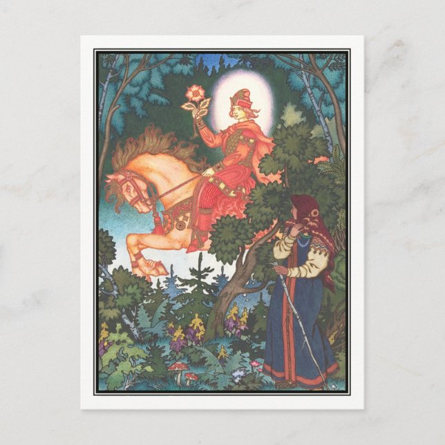 Boris Zvorykin - Vassilissa, die Messe Postkarte (Vorderseite)