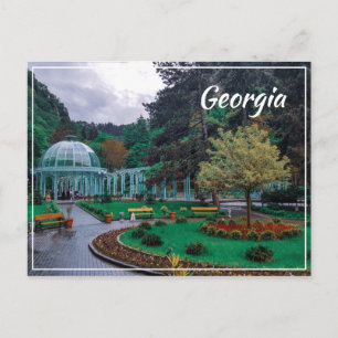 Borjomi Georgia Heiße Quellen Kaukusgebirge Postkarte
