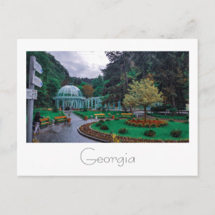 Borjomi Georgia Heiße Quellen Kaukusgebirge Postkarte