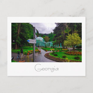 Borjomi Georgia Heiße Quellen Kaukusgebirge Postkarte