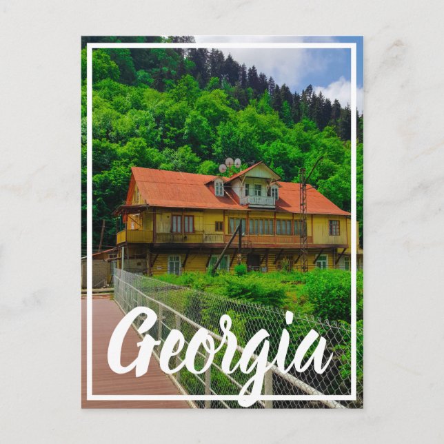 Borjomi Hot Springs Resort Georgia Kaukus Postkarte (Vorderseite)