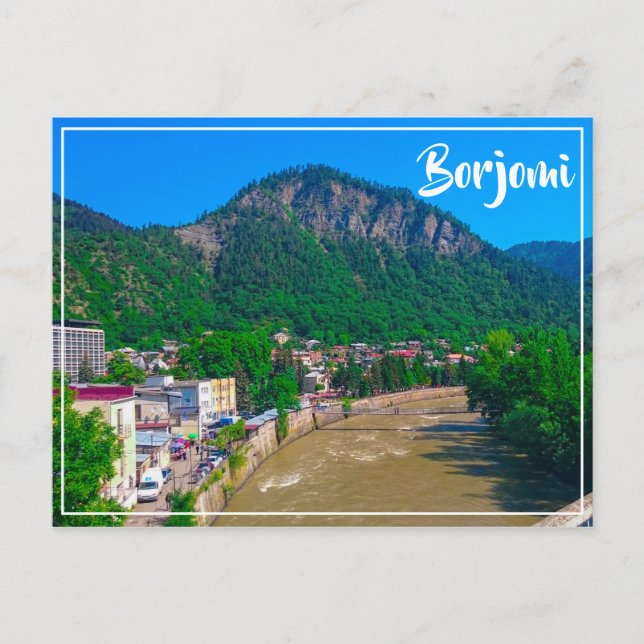 Borjomi Hot Springs Resort Georgia Kaukus Postkarte (Vorderseite)