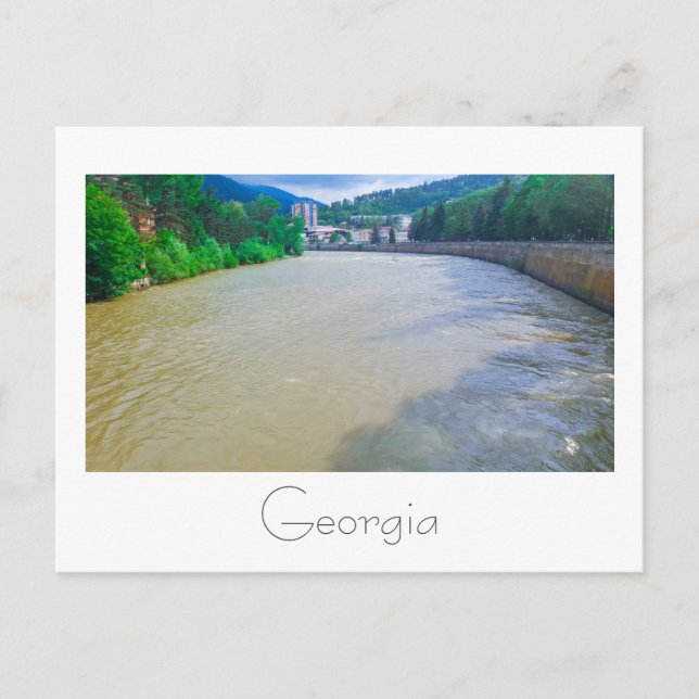 Borjomi Hot Springs Resort Georgia Kaukus Postkarte (Vorderseite)