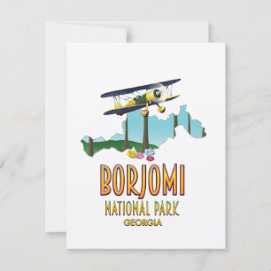 Borjomi Nationalpark Georgia Karte