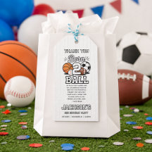 Born 2 Ball Sport-Themen-Party zum 2. Geburtstag e