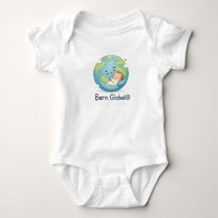 "Born Global" Baby-Body Baby Strampler