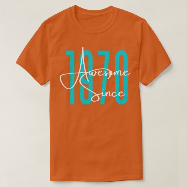 Born in 1970 T-Shirt (Design vorne)