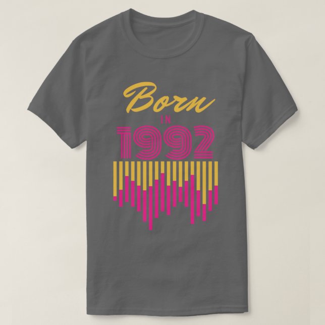 Born in 1992 T-Shirt (Design vorne)