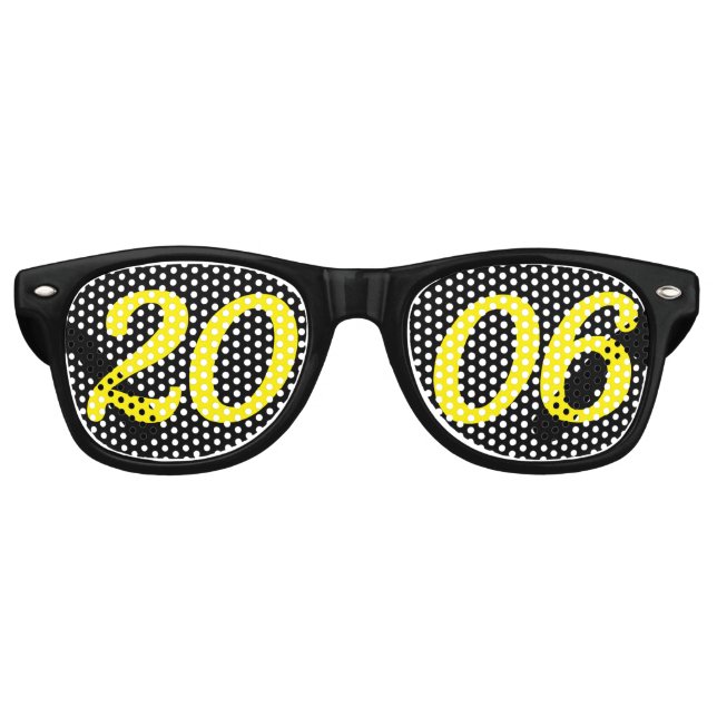 Born in 2006 20th birthday fun shades sunglasses partybrille (Vorderseite)