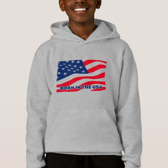 Born in the USA Hoodie (Vorderseite)