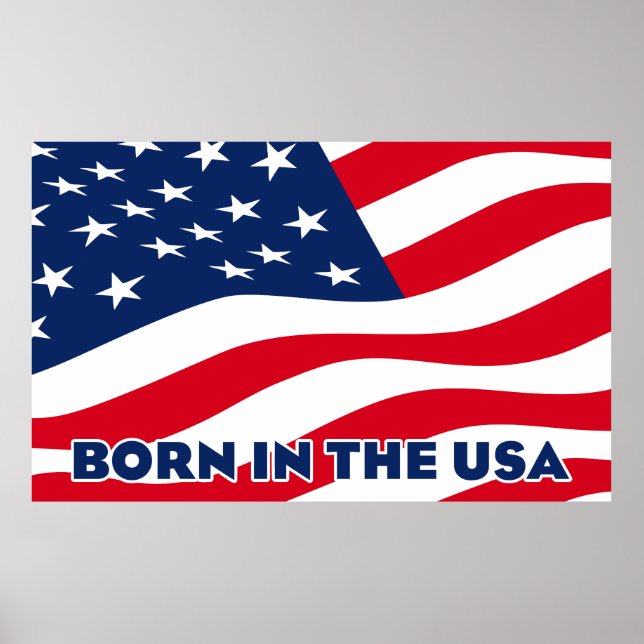 Born in the USA Poster (Vorne)