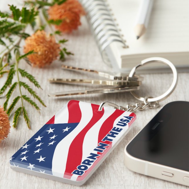 Born in the USA Schlüsselanhänger (Vorderseite rechts)