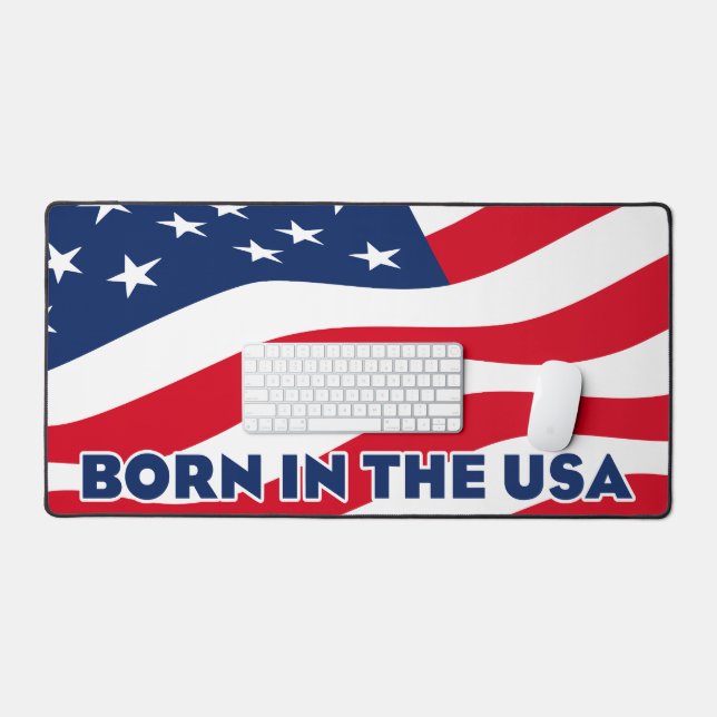 Born in the USA Schreibtischunterlage (Tastatur & Maus)