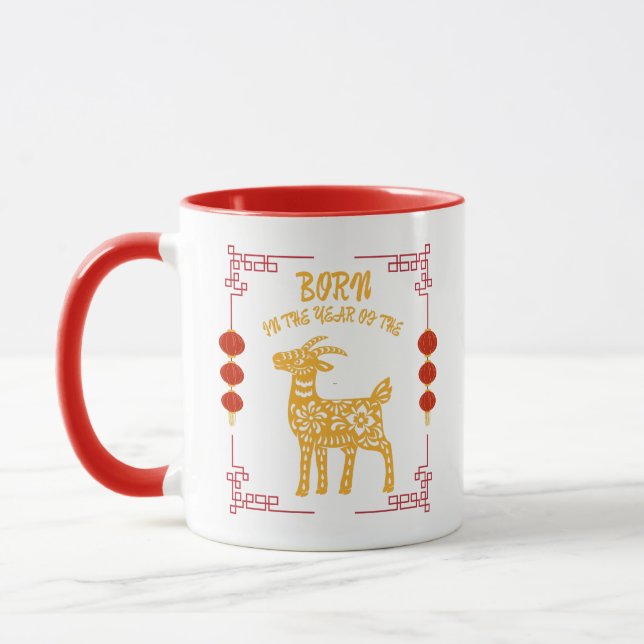 Born in the Year of the Goat Tasse (Links)