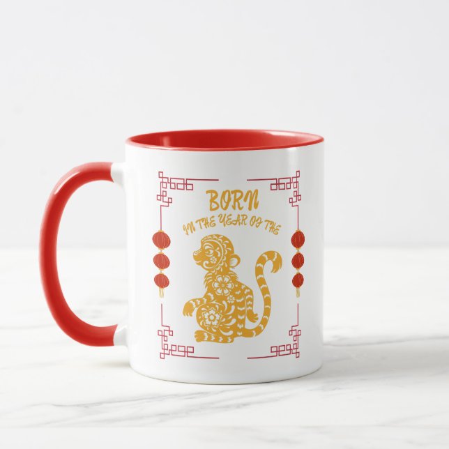 Born in the Year of the Monkey Tasse (Links)