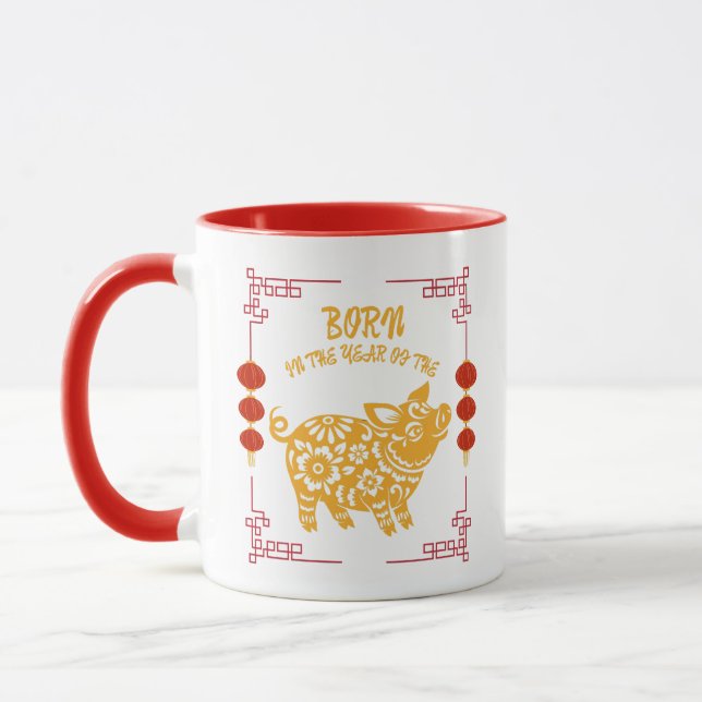 Born in the Year of the Pig Tasse (Links)