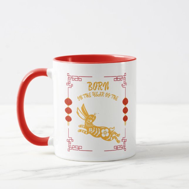 Born in the Year of the Rabbit Tasse (Links)