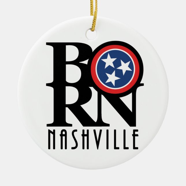BORN Nashville Keramik Ornament (Vorne)